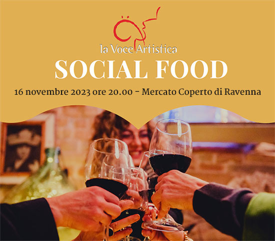SOCIAL FOOD - 16 novembre 2023 ore 20:00 mercato coperto